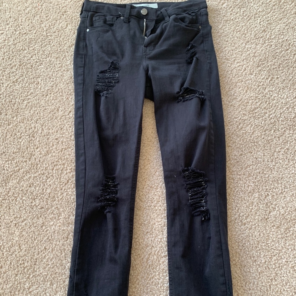 TOPSHOP Moto Jamie ripped jeans